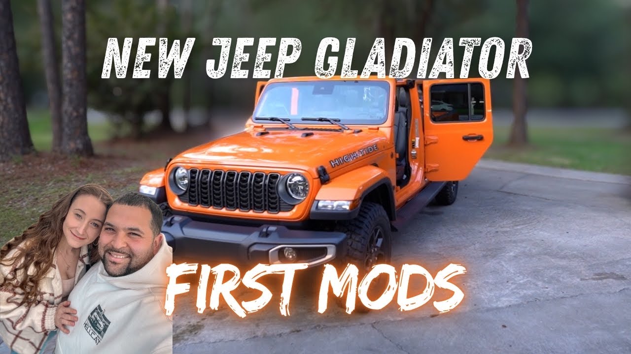 FIRST MODS FOR OUR 2025 JEEP GLADIATOR 