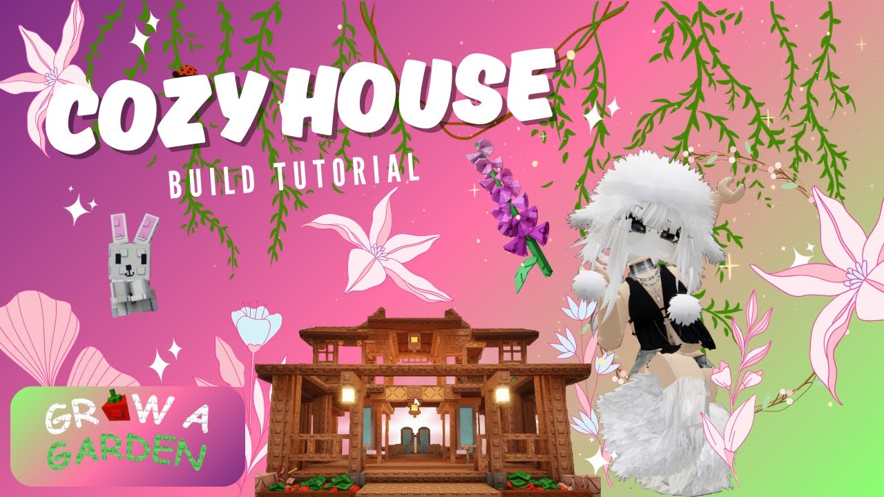 Cozy House Build 🌿🏡| Grow a Garden House Tutorial