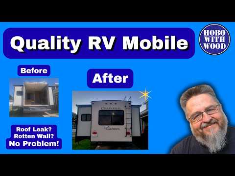 RV Roof Leak Repair & Rear Wall Replacement | 2017 Coachmen Chaparral 370FL