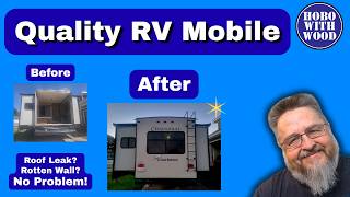 RV Roof Leak Repair & Rear Wall Replacement | 2017 Coachmen Chaparral 370FL