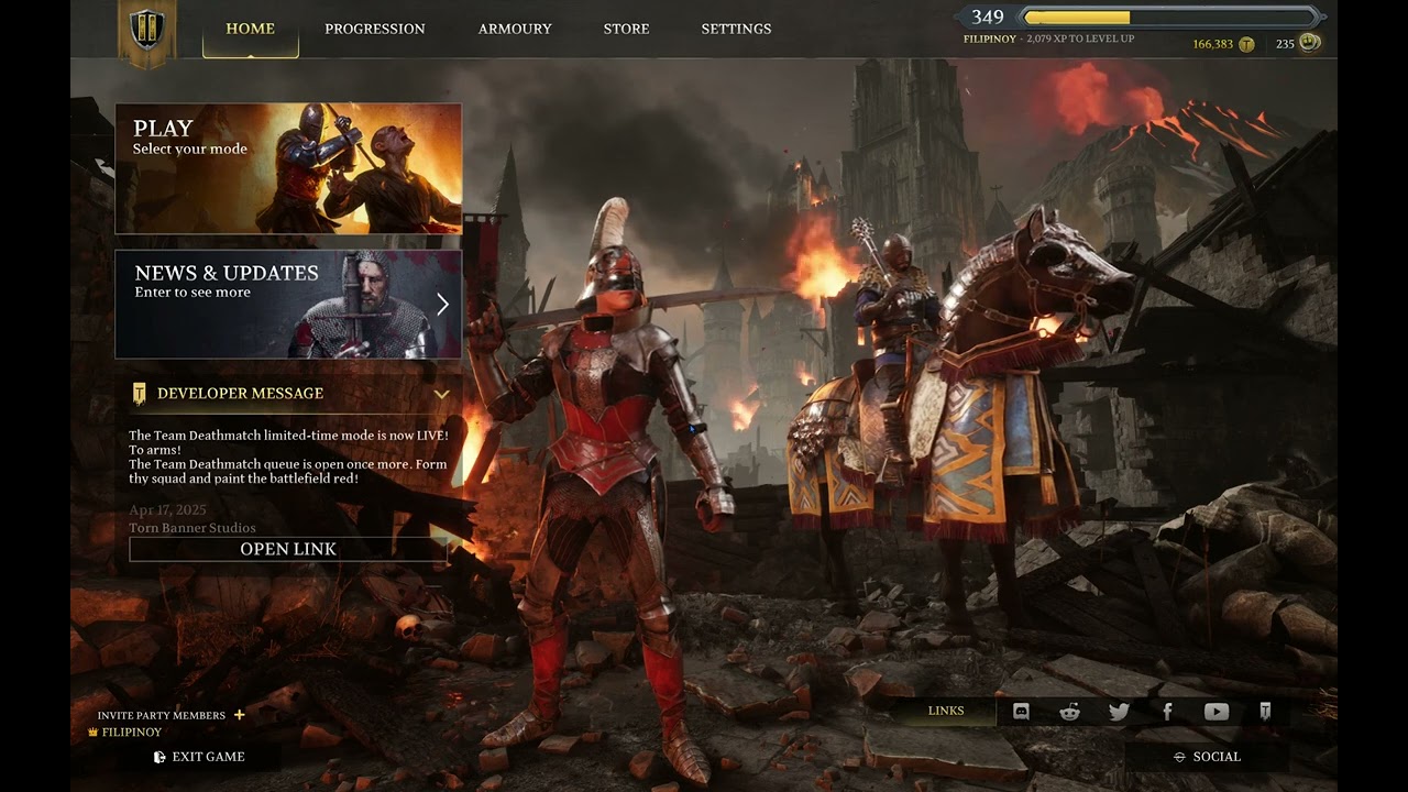 Chivalry 2 Steam  (Freezing every minute at startup screen) with time stamps in description