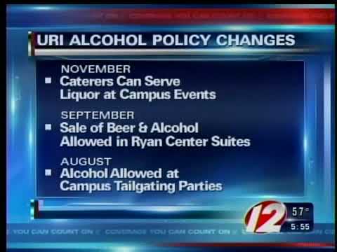 URi booze campus