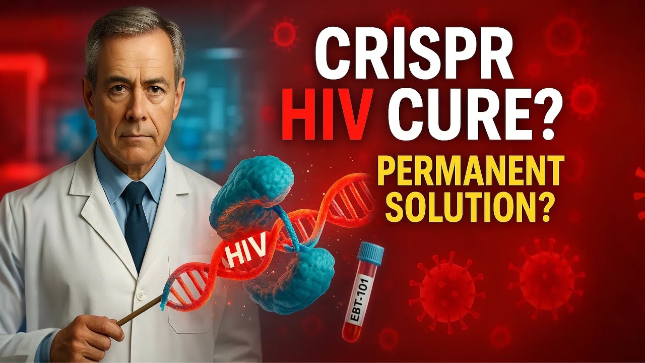 Лечение ВИЧ с помощью редактирования генов CRISPR | Объяснение CRISPR cas9