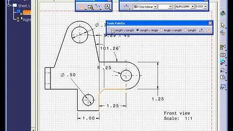 CATIA V5  Basic Dimension