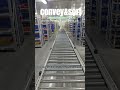 E-commerce Parcel Sorting: Conveyor & Roller Line in Action #warehouseautomation #conveyorsystems