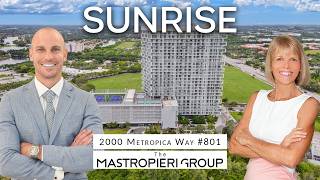 3 Bedroom Luxury Condo Walkthrough | Larry Mastropieri Tours Sunrise