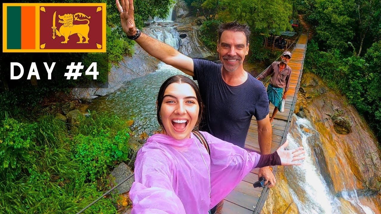 Visiting A Sri Lankan Waterfall in the Rain! 🇱🇰