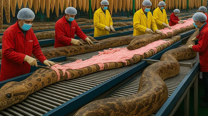 Inside the Python-Leather Factory: From Snake Skin to Luxury Jacket (Full Process)