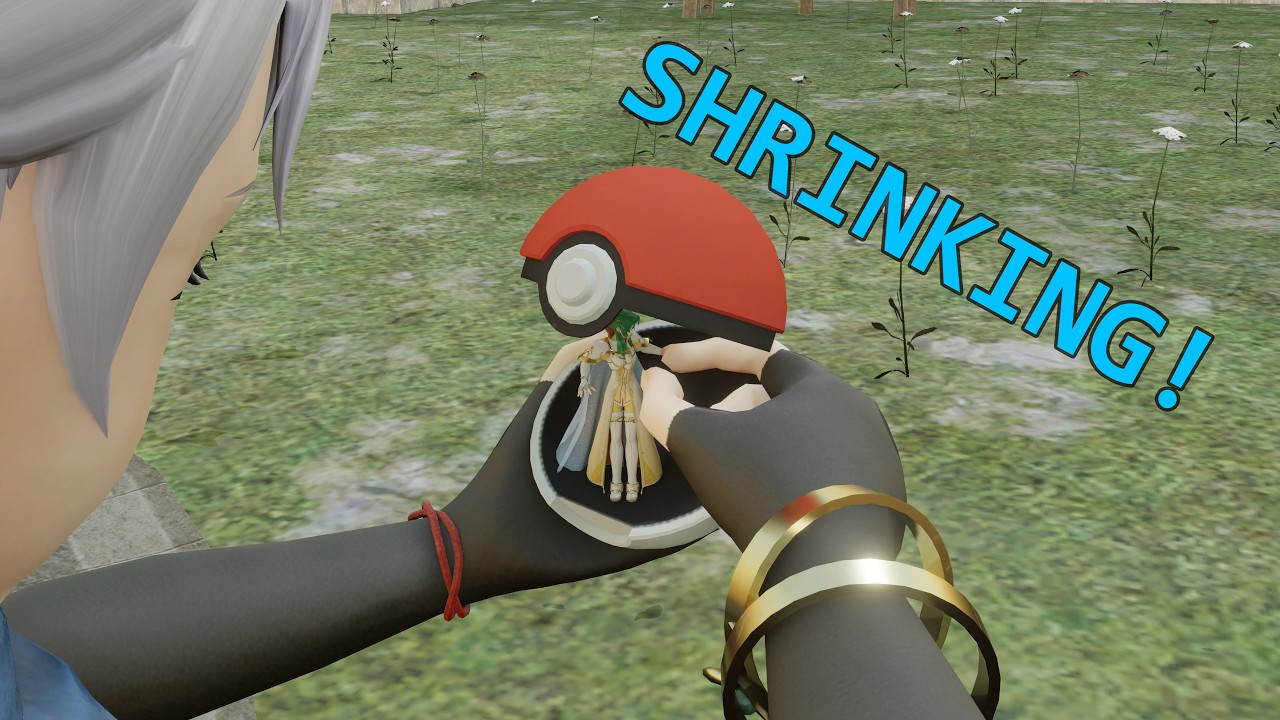 Captured and Shrunken Inside a Pokeball; Fire Emblem Micaiah and Elincia