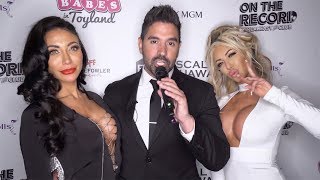 Tatiania Eriksen and DJ e11v3n Interview 2019 Babes in Toyland Las Vegas Toy Drive Red Carpet