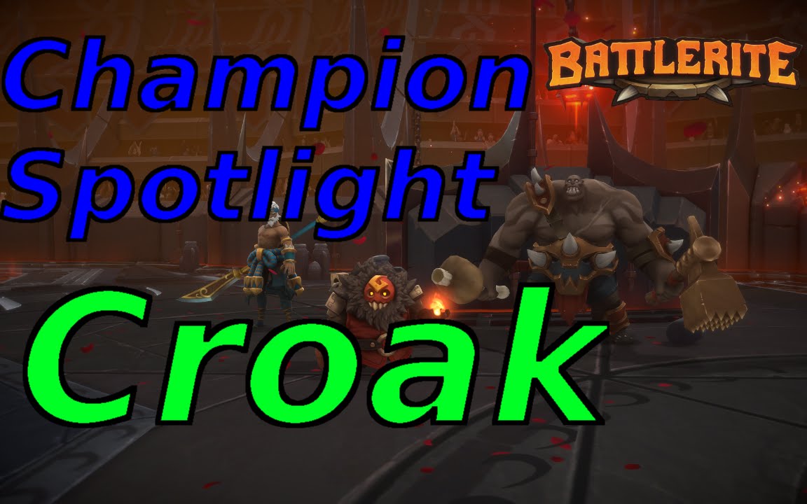 Battlerite Champion Spotlight - Croak, the Ranid Assassin (BLC Ranid)
