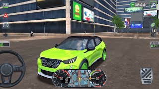 Peugeot 2008 Leaf Green | New York | Taxi Car Simulator EVO Mobile Gameplay