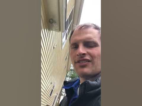How to get artillery fungus stains and spots of vinyl siding house in