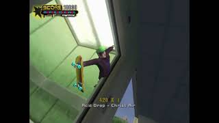 Barcelona Plaza Paralela float glitch - Tony Hawk's Underground 2