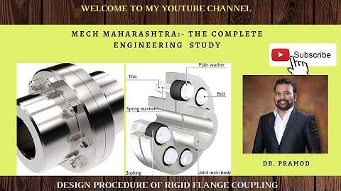 Design Procedure of Rigid Flange Coupling | Machine Design |