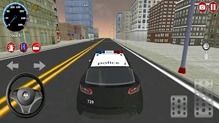Mobil Polisi Patroli Di Jalan Ibu Kota - Mobil Balap Polisi Simulator Android Gameplay screenshot 4