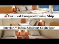 Carnival Conquest Balcony, Window & Interior Stateroom Tour! Cruise Ship Cabin Review! Carnival Conquest Balcony, Window & Interior Stateroom Tour! Cruise Ship Cabin Review!