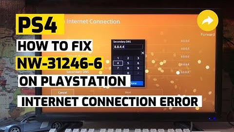 Hoe het DNS-instellingenprobleem van de Ps4 Nw-31246-6 op te lossen