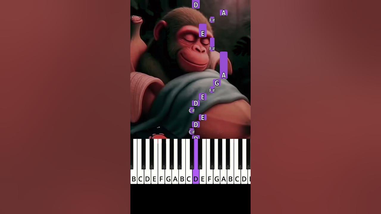 BRR BRR PATAPIM ALARM SONG ( Easy piano tutorial ) #italianbrainrot