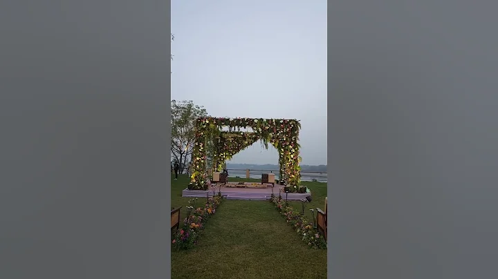 Every flower and every light radiates love  #wedding #party #decore #event  #weddingdecor  #marriage