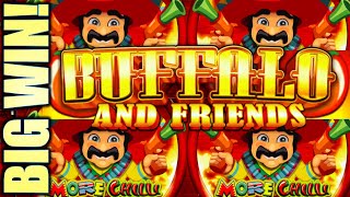 ★BIG WIN!★ UNLOCKED ALL WINDOWS!! MORE CHILI 🌶️ BUFFALO AND FRIENDS Slot Machine (ARISTOCRAT GAMING)