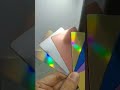 Industry secret: Luxury style of Holographic Cards using UV printing. DM for more!