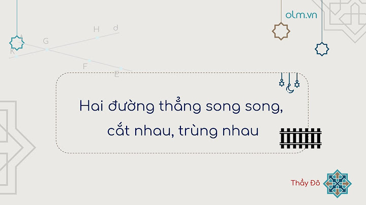 Bài toán cho 2 đường thẳng song song năm 2024