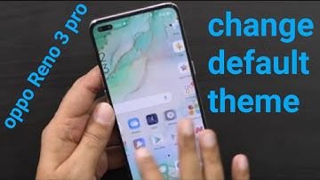 How to change default theme in oppo Reno 3 pro, theme kaise change kare,