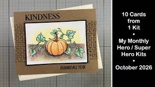 10 Cards 1 Kit • My Monthly Hero / Super Hero • October 2026 screenshot 5