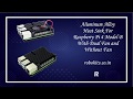 Aluminium Alloy Heat Sink Casing With Dual Fan and Without Fan for Raspberry Pi 4