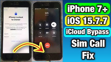 iPhone 7+ iOS 15.7.7 iCloud Activation Bypass with Sim Network 100% Working