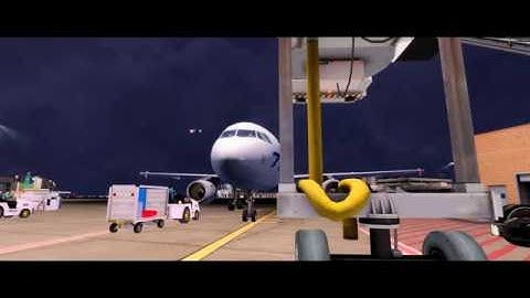 Prepar3d V4.5 New Shaders | Aerosoft A320 landing in Boston