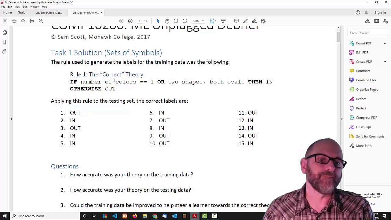 Machine Learning - Supervised Classification Activities - YouTube