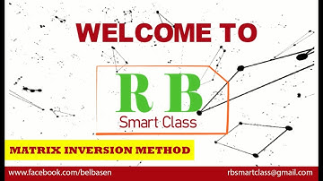 Inverse Matrix Method II Grade 11 II RB Smart Class