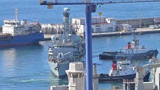 BUSY GIBRALTAR: HMS RICHMOND, HMS DAUNTLESS & RFA LYME BAY