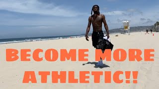 RUN FASTER AND JUMP HIGHER! SAND WORKOUT *MINIMAL EQUIPMENT NECESSARY*