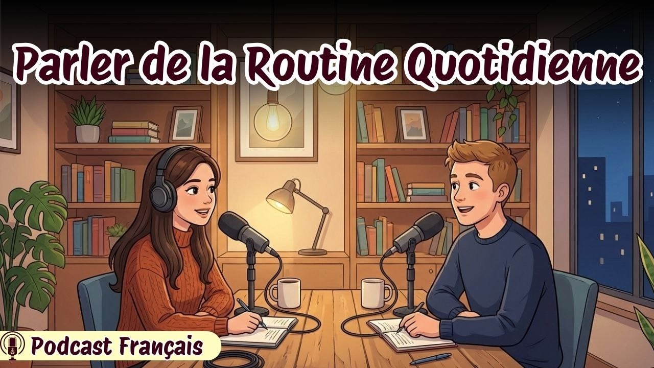 Podcast Français pour Débutants | Routine du matin en français | Compréhension orale facile