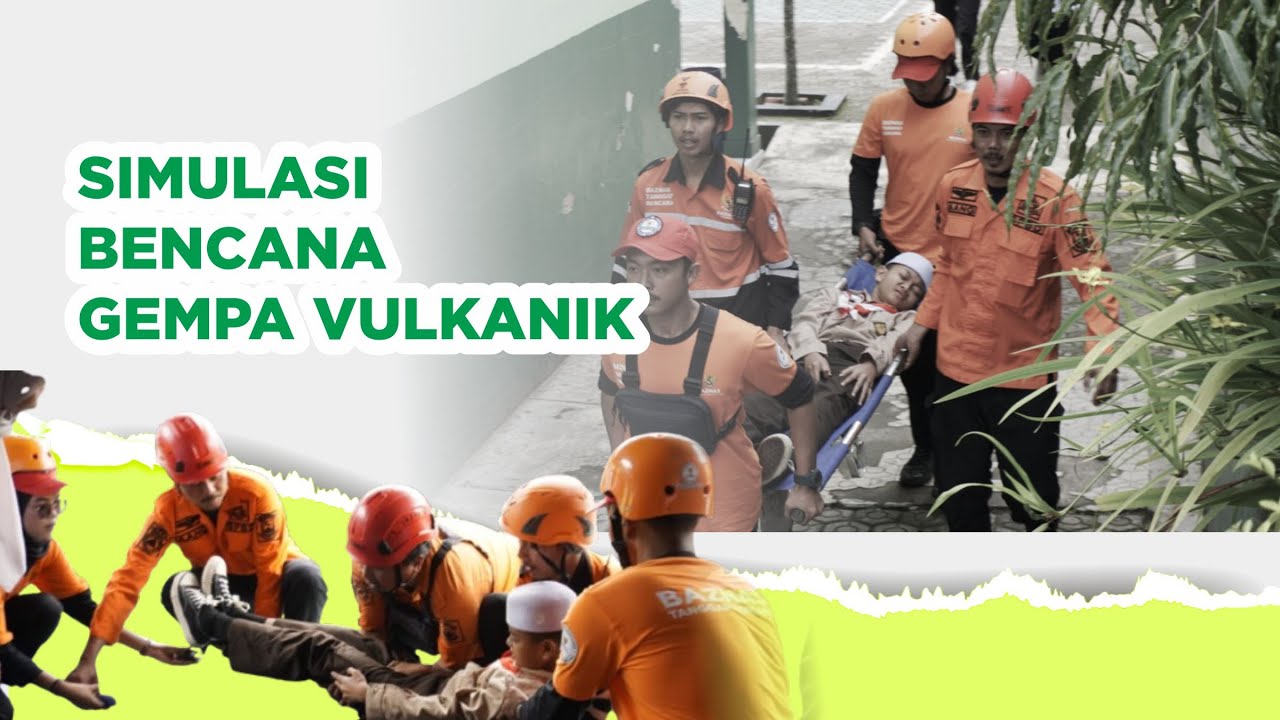 Simulasi Bencana Gempa Vulkanik Gunung Ciremai MTSN 3 Kuningan | BTB BAZNAS Kabupaten Kuningan