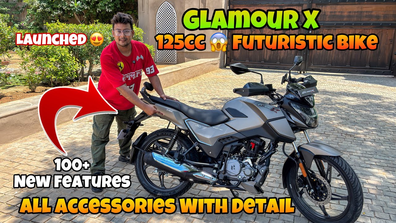 Hero Glamour X 125 All Accessories Full Details | Top Model 2025 & Price