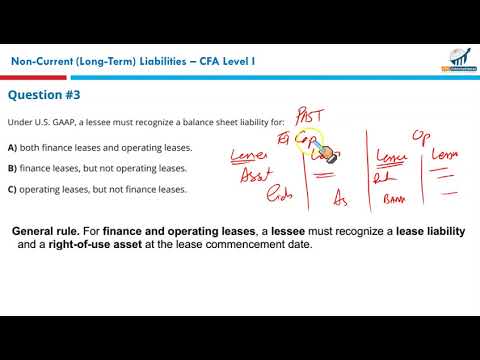 Reading 28 - Long Term Liabilities Practice Questions - YouTube