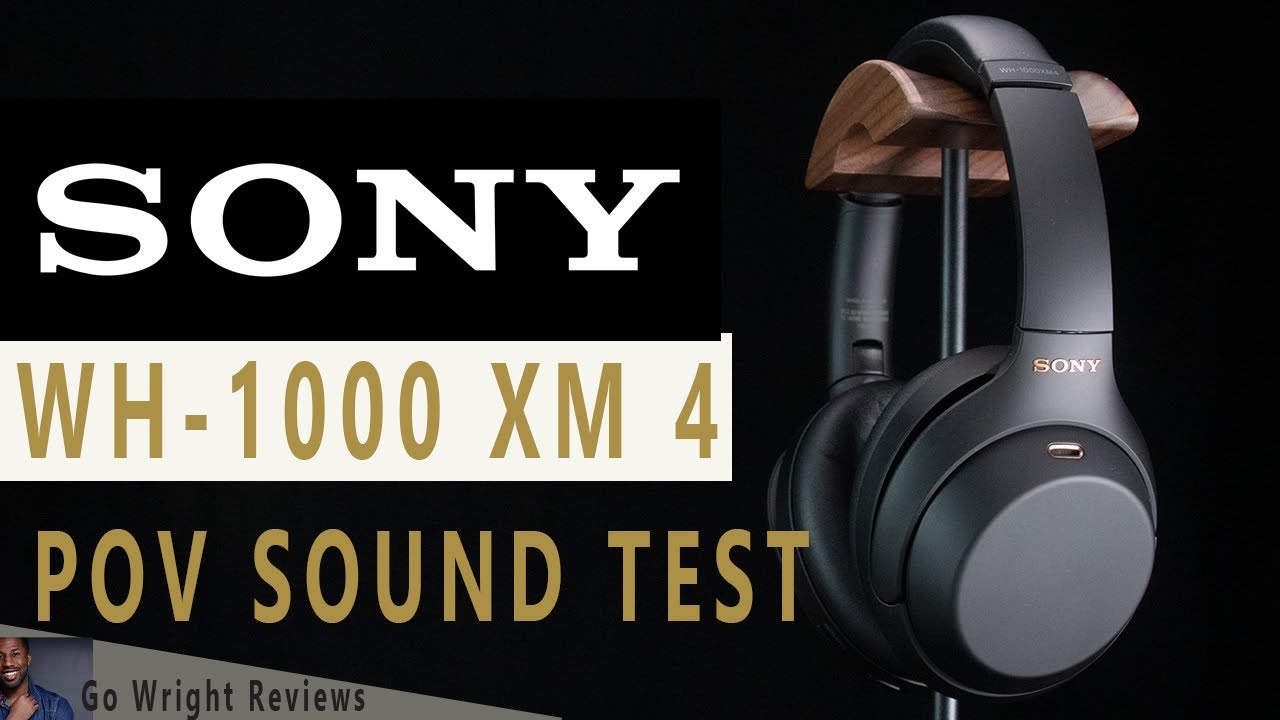 Sony Wh-1000 Xm4 Wireless Headphones Pov Sound Test With Binaural  Microphone Recording. Full Review - Youtube