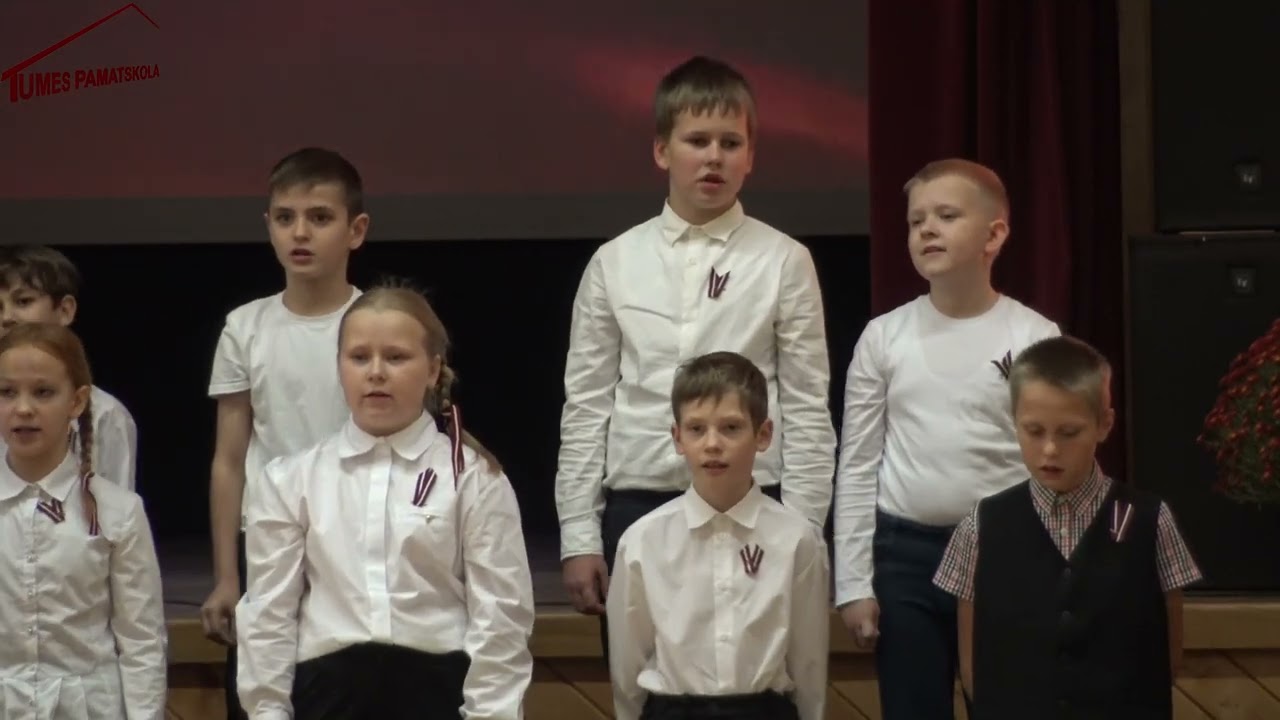 Valsts svētku koncerts Tumes pamatskolā 14.11.2024.