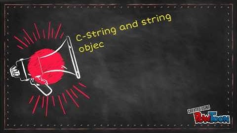 C-STRING AND ARRAY STRING