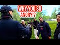 Why You So Angry Hashim Vs Christian Lady Speakers Corner Hyde Park