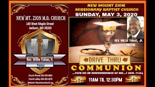 NMZ Drive  Thru Communion (short clip)  May 3, 2020