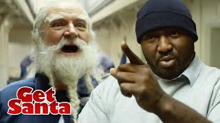 Santa Settles Into Prison Scene Get Santa Jim Broadbent, Rafe Spall, Kit Connor