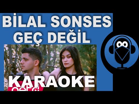 Bilal Sonses & Rozz Kalliope - Geç Değil (KARAOKE) ( Sözleri Lyrics) Beat