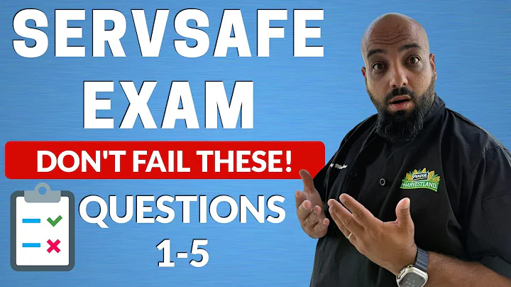Don't Fail the ServSafe Exam | Questions 1–5 Broken Down (2025 Ep.1)