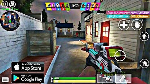MaskGun Multiplayer FPS - Free Shooting Game Android Gameplay #2 | NOOB vs PRO vs HACKER - MaskGun