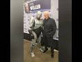 Robocop meets peter weller at dallas fan expo 2023 cosplay shorts shorts robocop 3dprinting